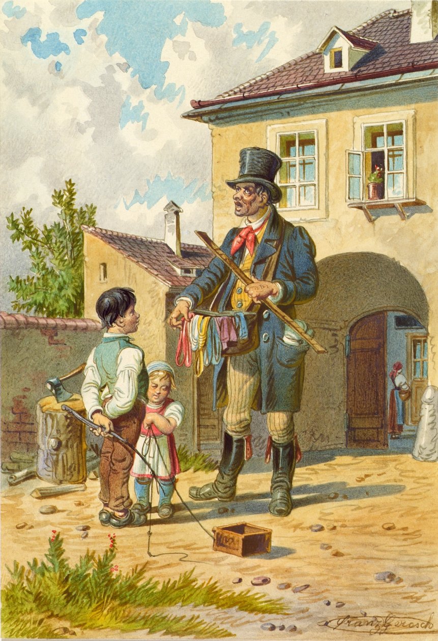 De Bandelkrämer door Franz Gerasch