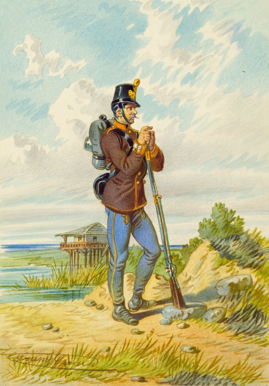Soldaat door Franz Gerasch