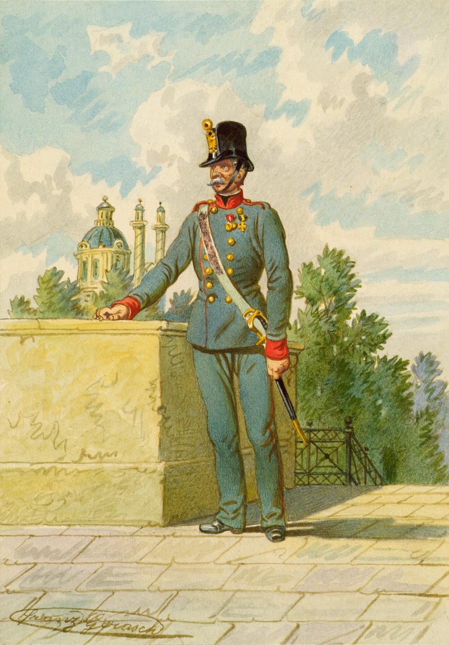 Soldaat door Franz Gerasch