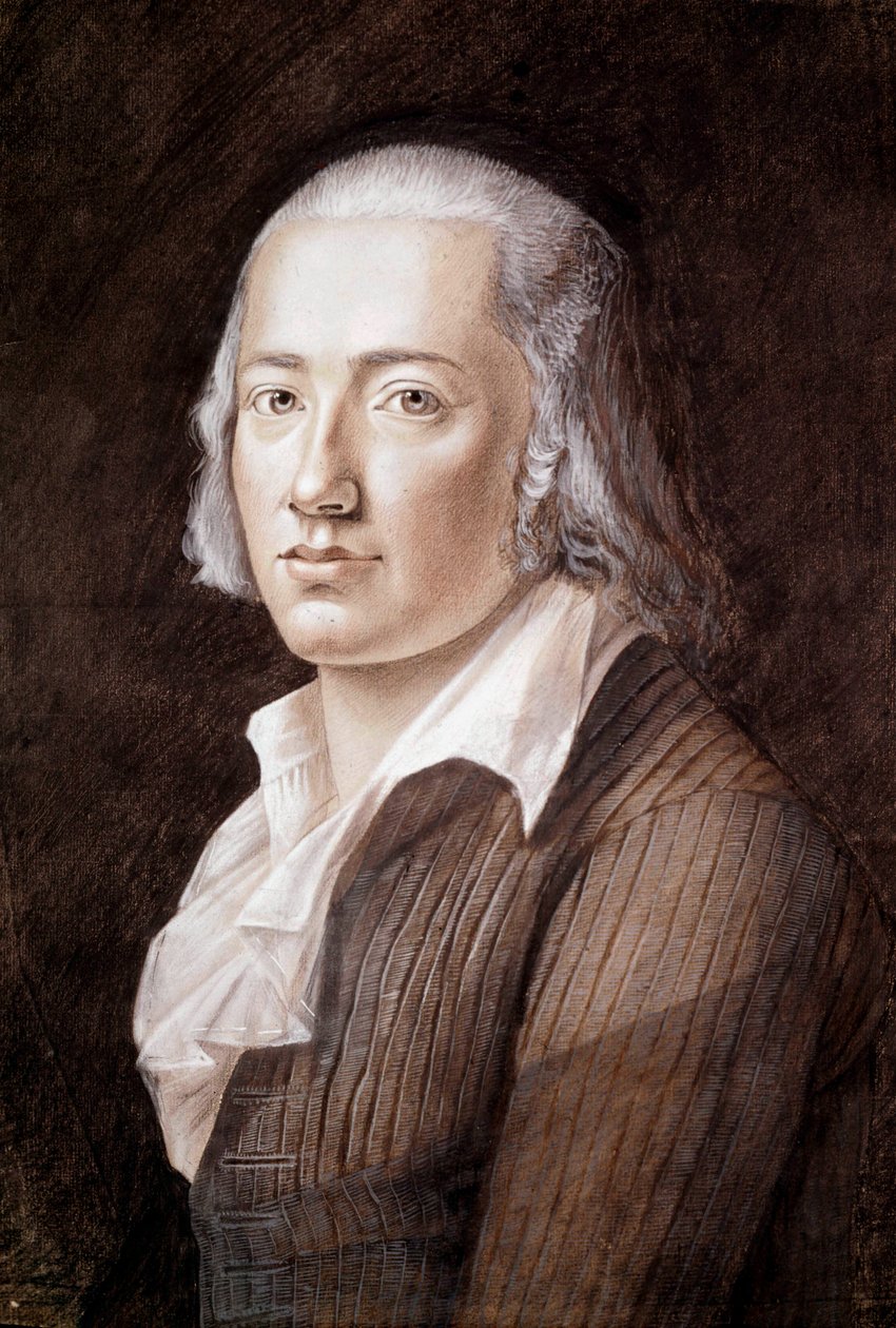 Friedrich Hölderlin door Franz Karl Hiemer