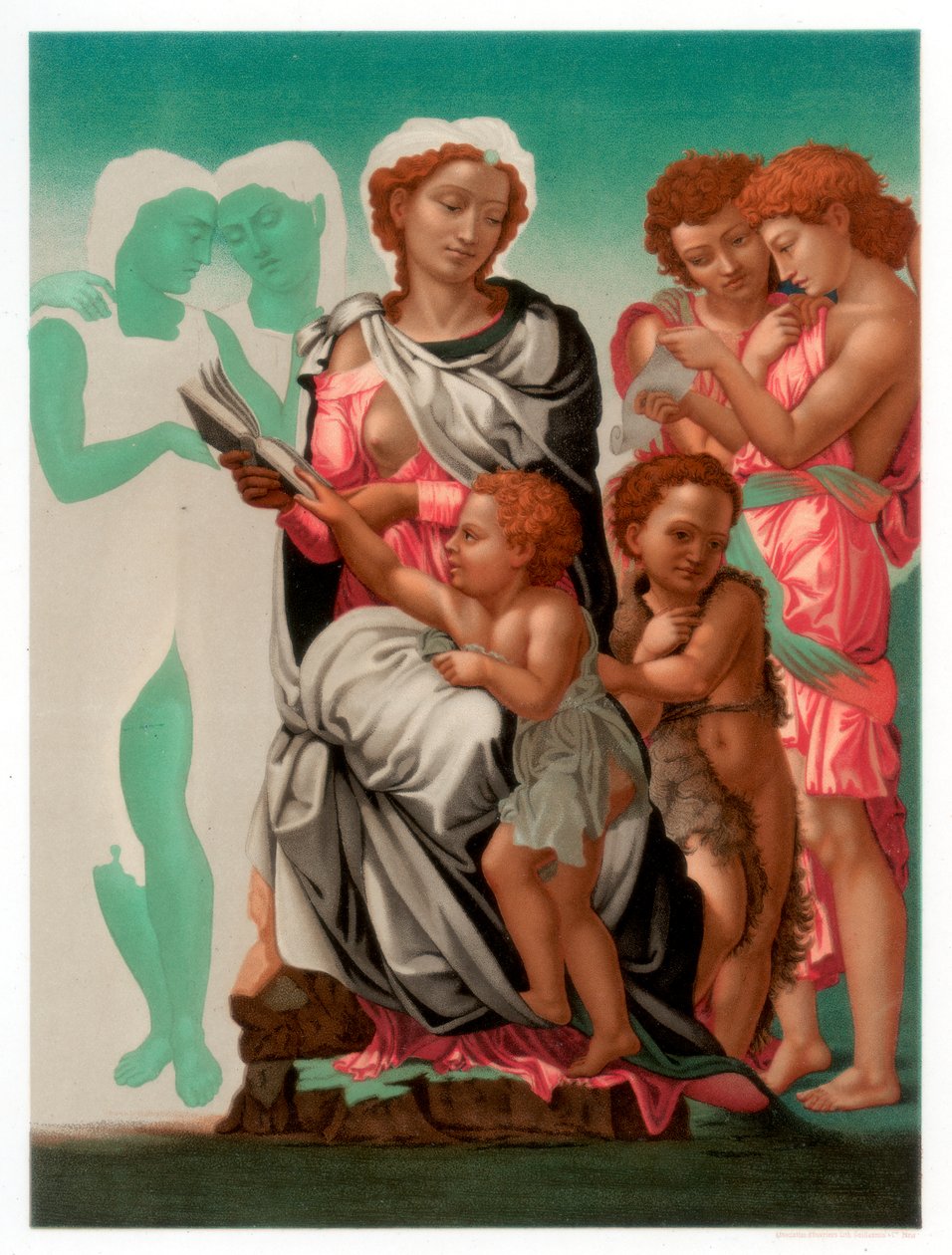 De Manchester Madonna, ca. 1497 1870 door Franz Kellerhoven