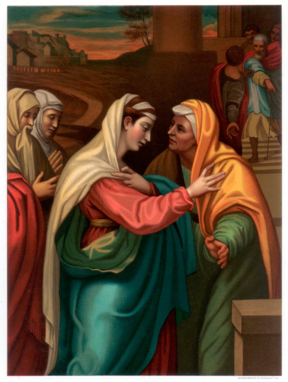 De Visitatie, 1518-1519, 1870 door Franz Kellerhoven