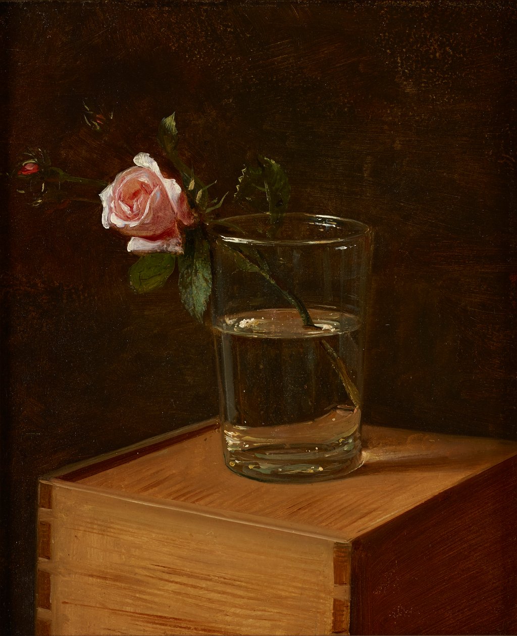 Roos in een Glas door Franz Krüger