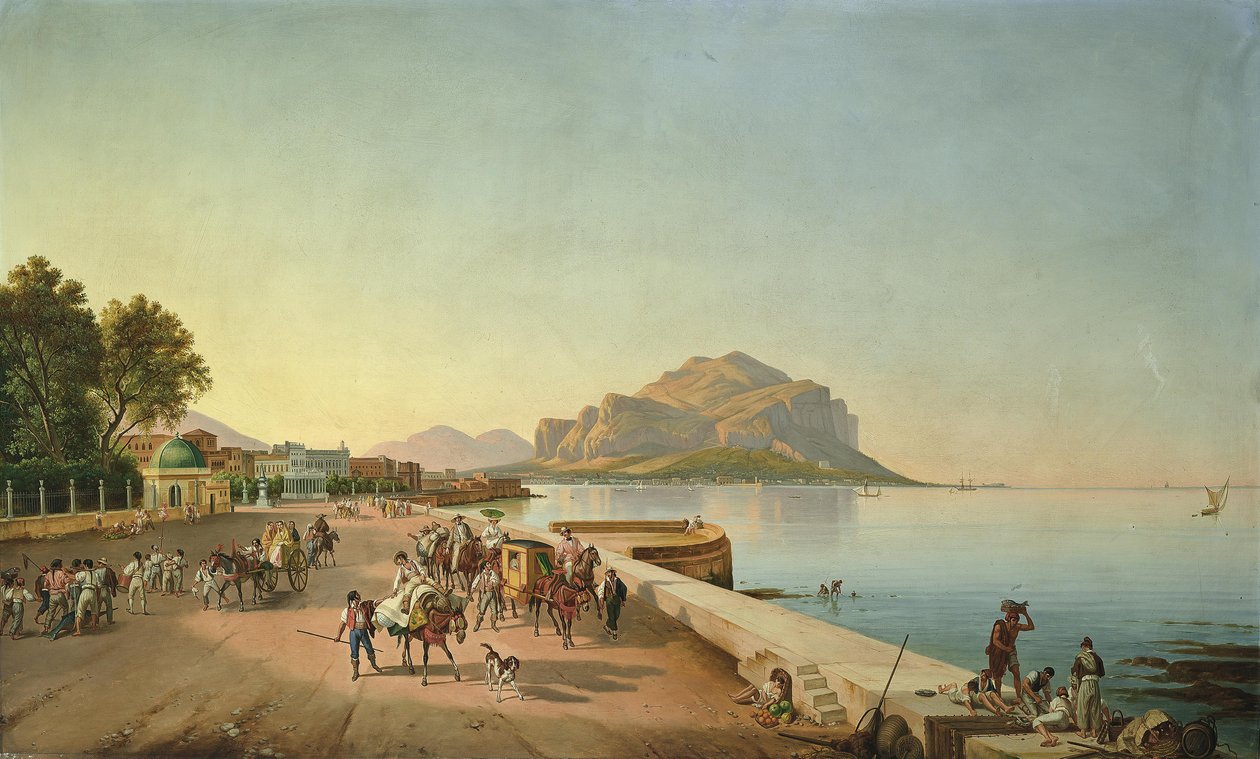 Een wandeling in Palermo door Franz Ludwig Catel