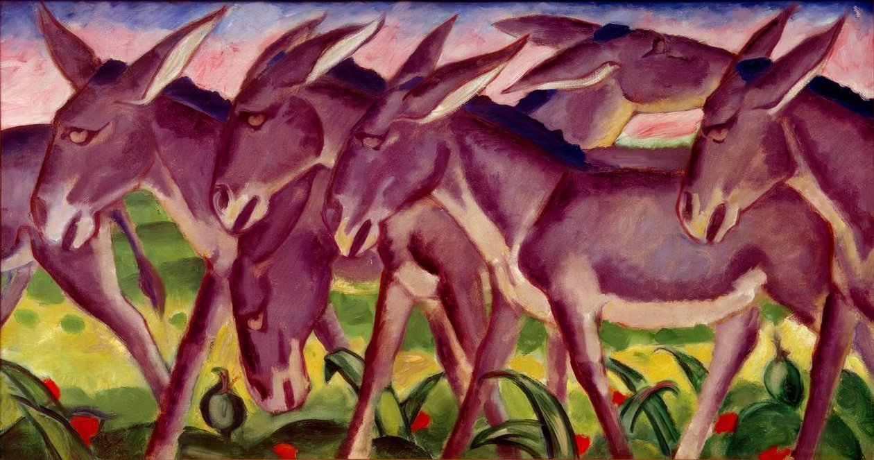 Ezelsfries door Franz Marc