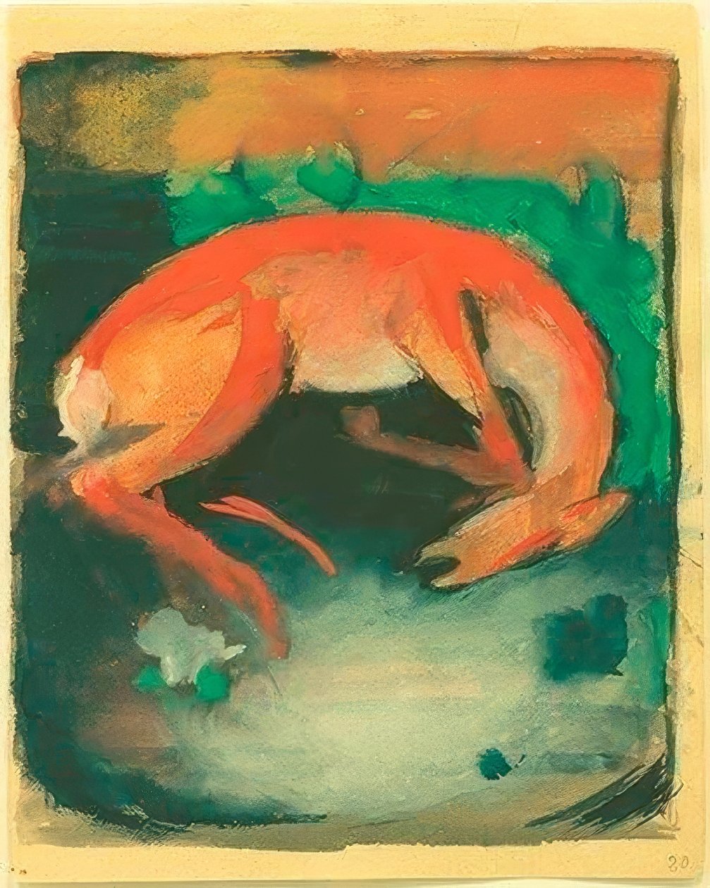 Gedode ree door Franz Marc
