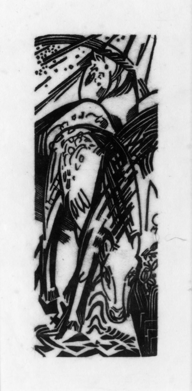 Drinkend Paard door Franz Marc