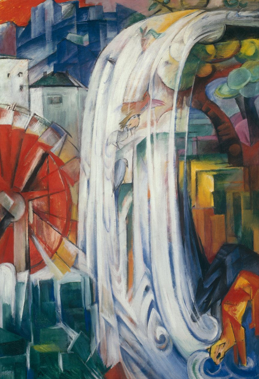 De behekste molen door Franz Marc