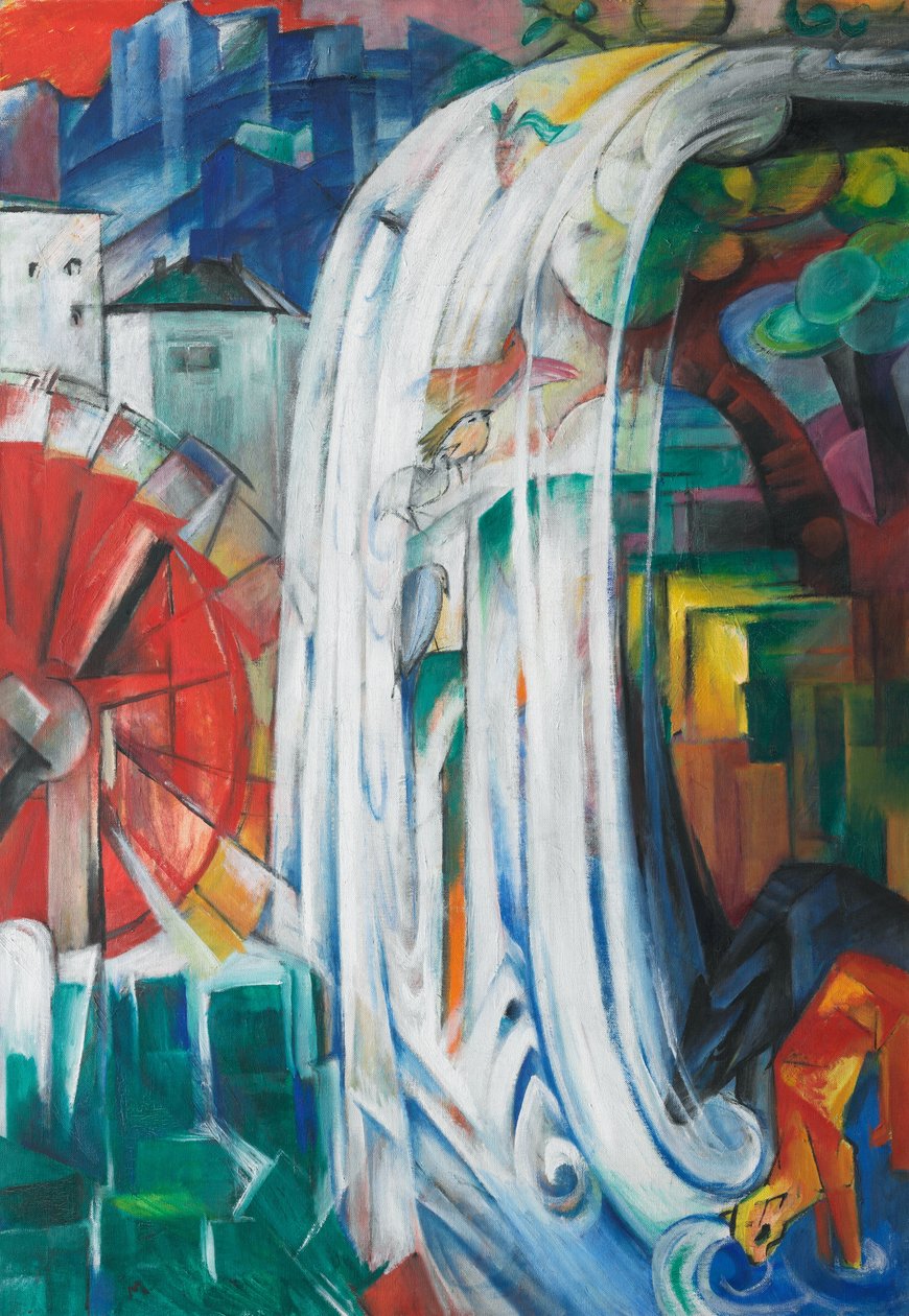 De behekste molen door Franz Marc