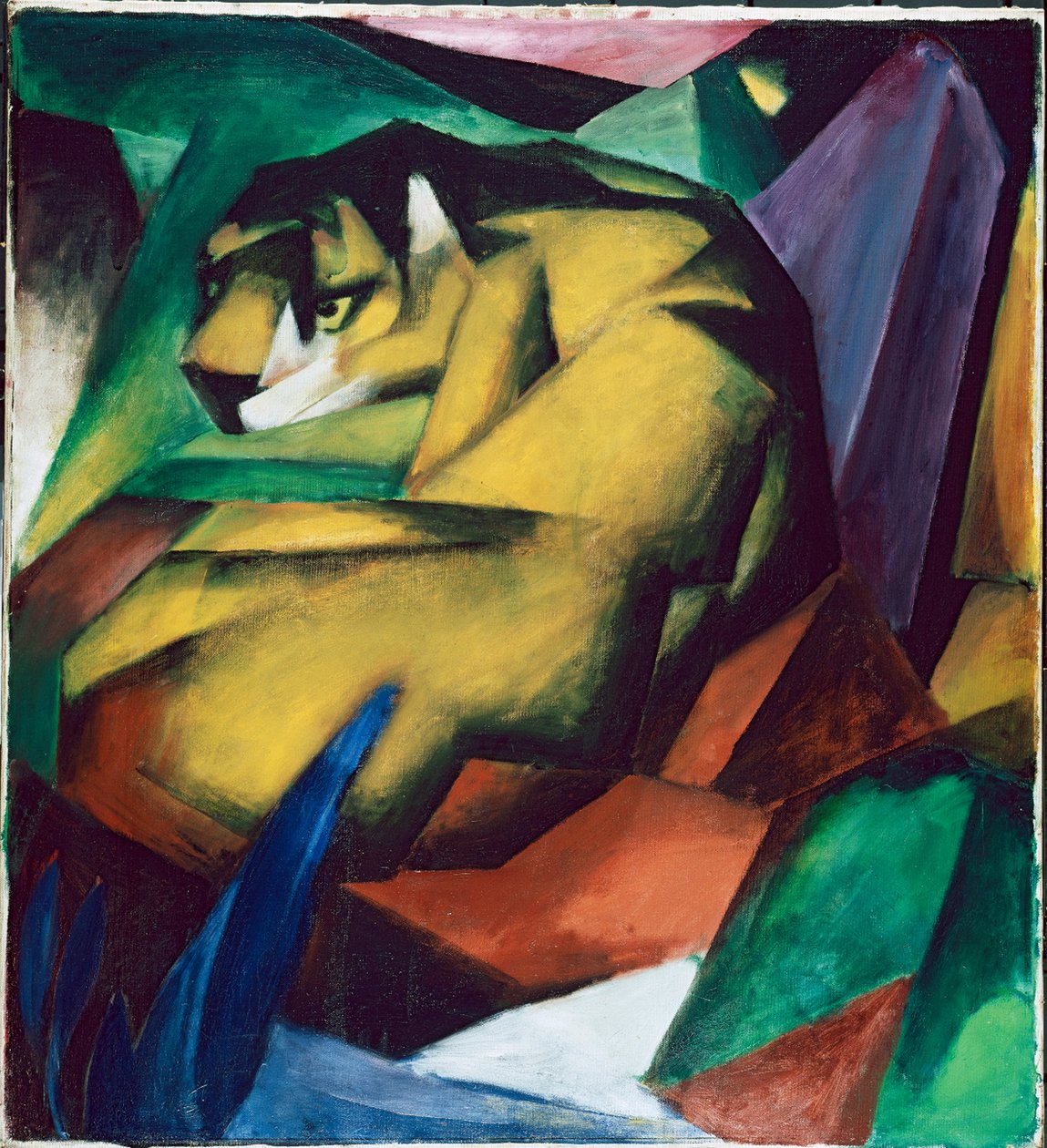 De tijger, 1912 door Franz Marc
