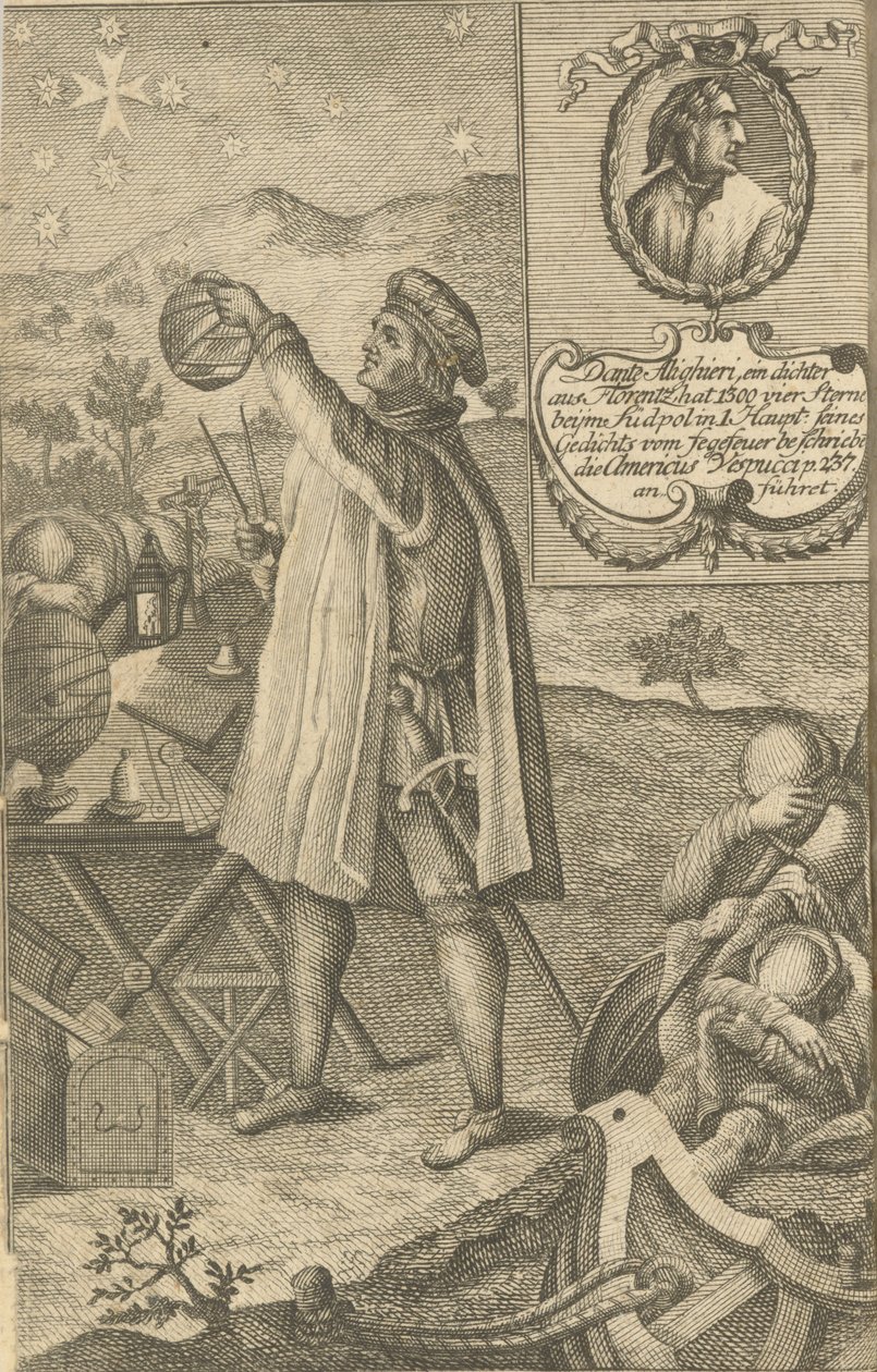 Amerigo Vespucci door Franz Nikolaus Rolffsen