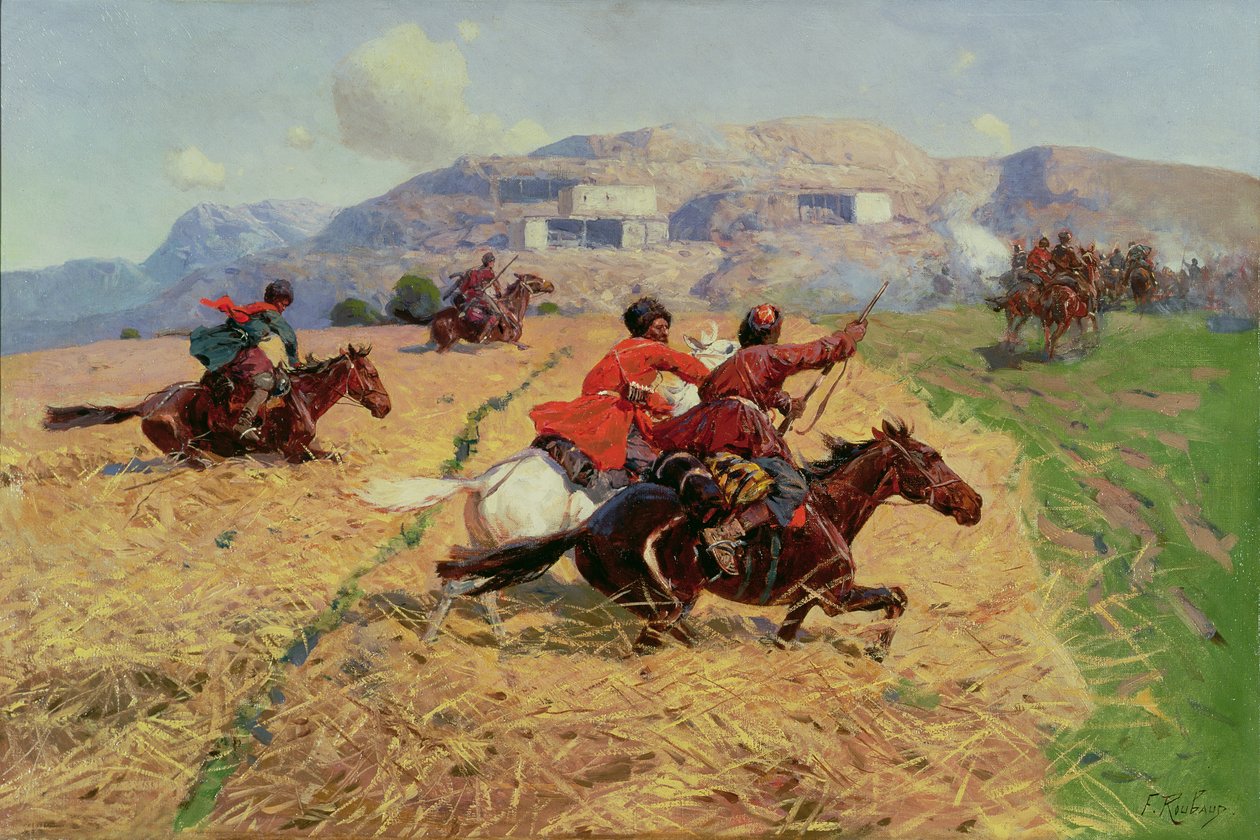 Onbekend schilderij door Franz Roubaud