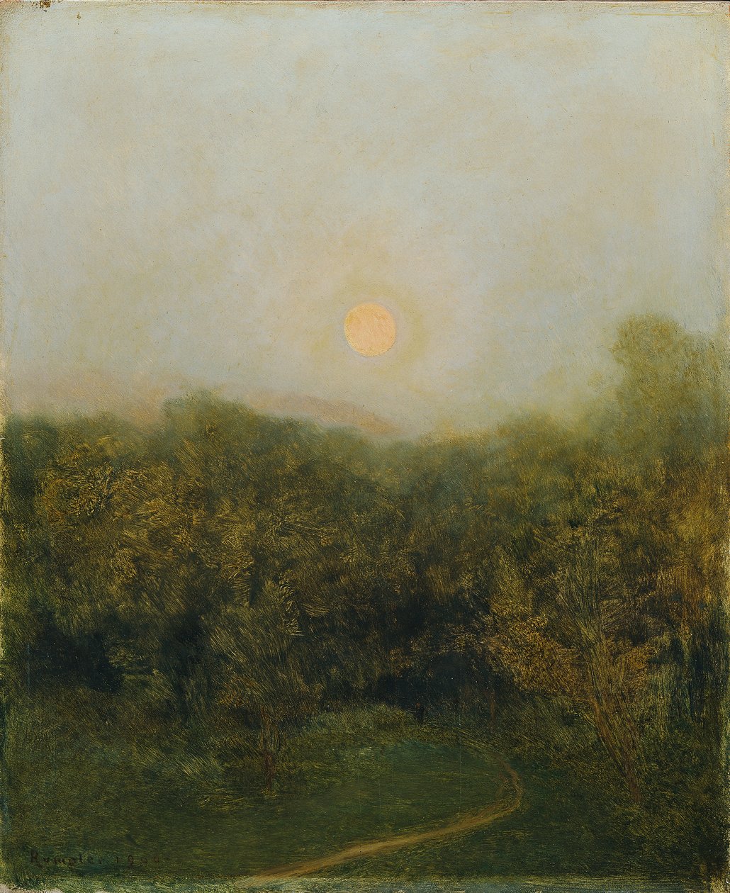 Maanopkomst door Franz Rumpler