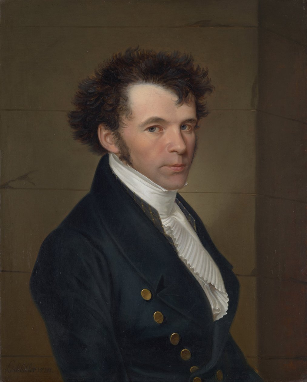 Mannelijk portret door Franz Sales Lochbihler