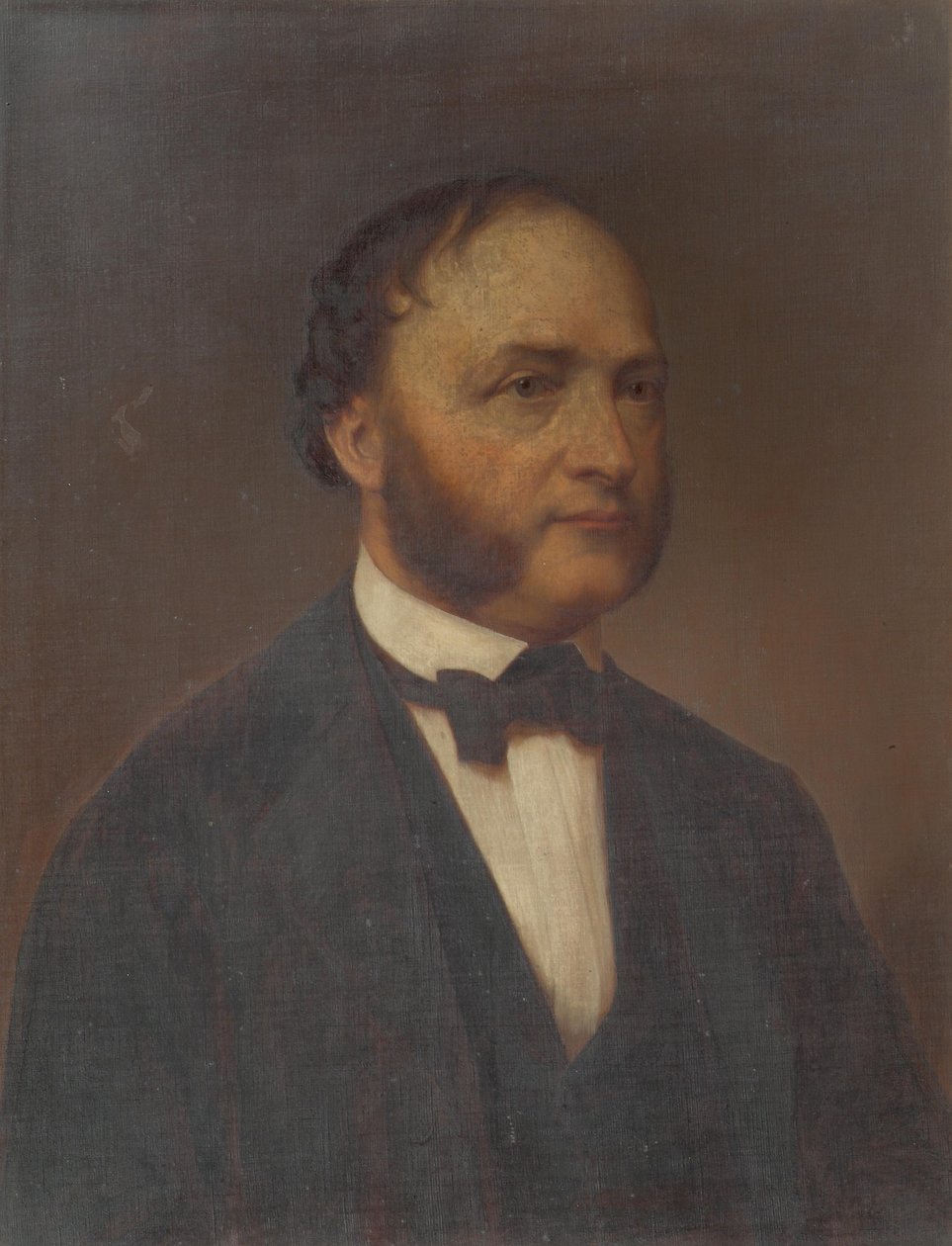 Portret van een heer door Franz Schrotzberg