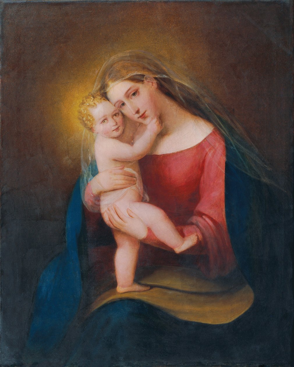 Madonna met Kind door Franz Schrotzberg
