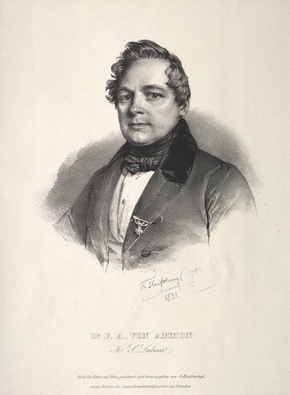 Dr. Friedrich August von Ammon, 1838 door Franz Seraph Hanfstaengl