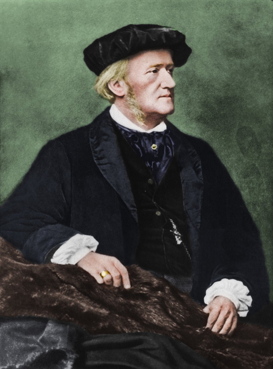 Richard Wagner, 1870 door Franz Seraph Hanfstaengl