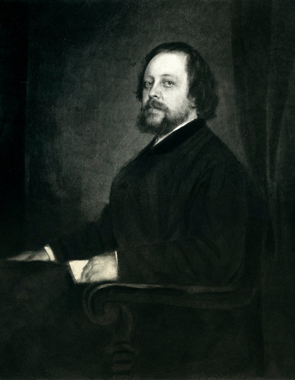 Paul Heyse door Franz Seraph von Lenbach