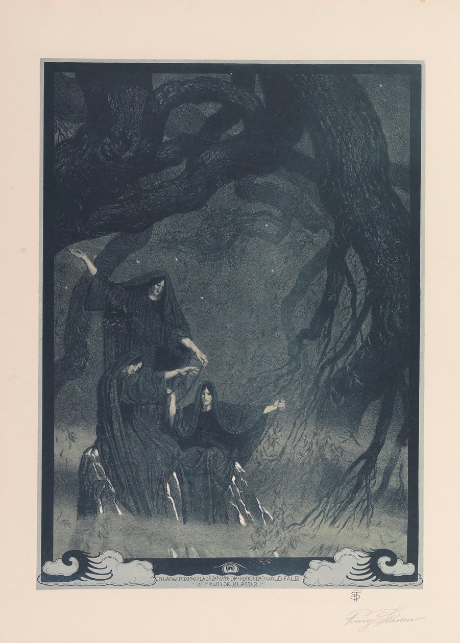 Der Ring des Nibelungen, 1914 door Franz Stassen