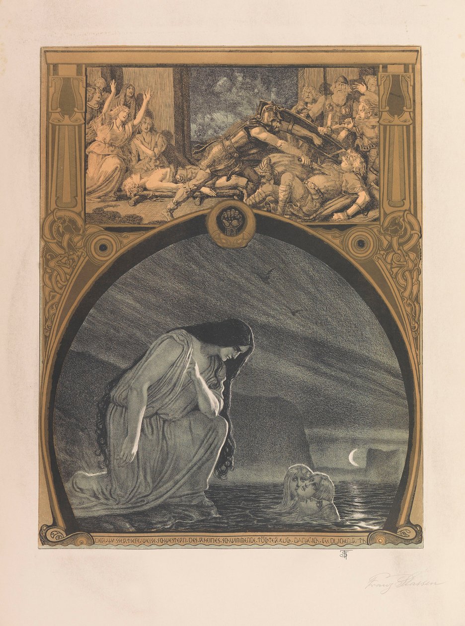 Der Ring des Nibelungen, 1914 door Franz Stassen