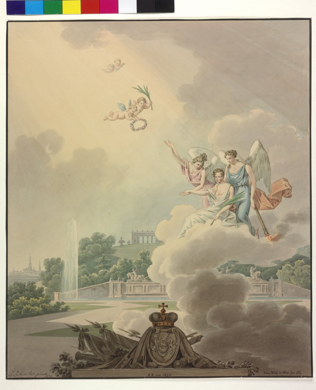 Apotheose van de hertog van de Keizerlijke Stad door Franz Wolf
