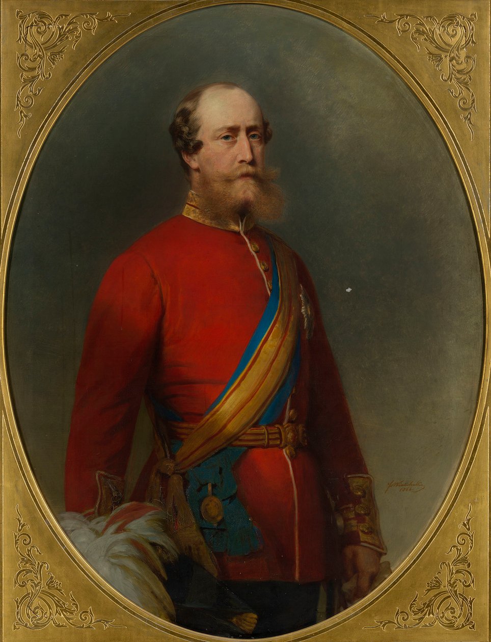 Prins Christian van Sleeswijk-Holstein (1831-1917) door Franz Xaver Winterhalter