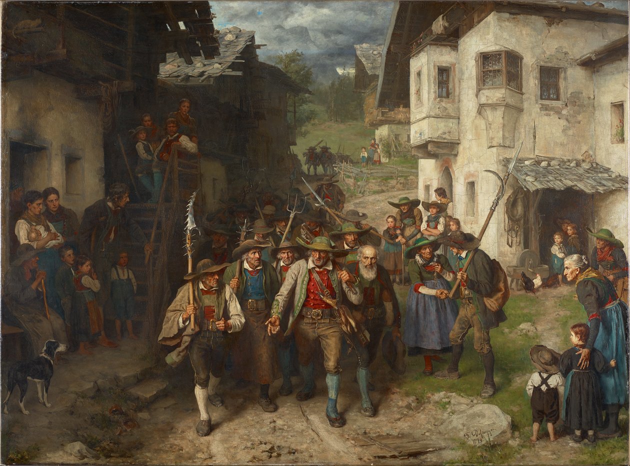 Het laatste contingent door Franz von Defregger