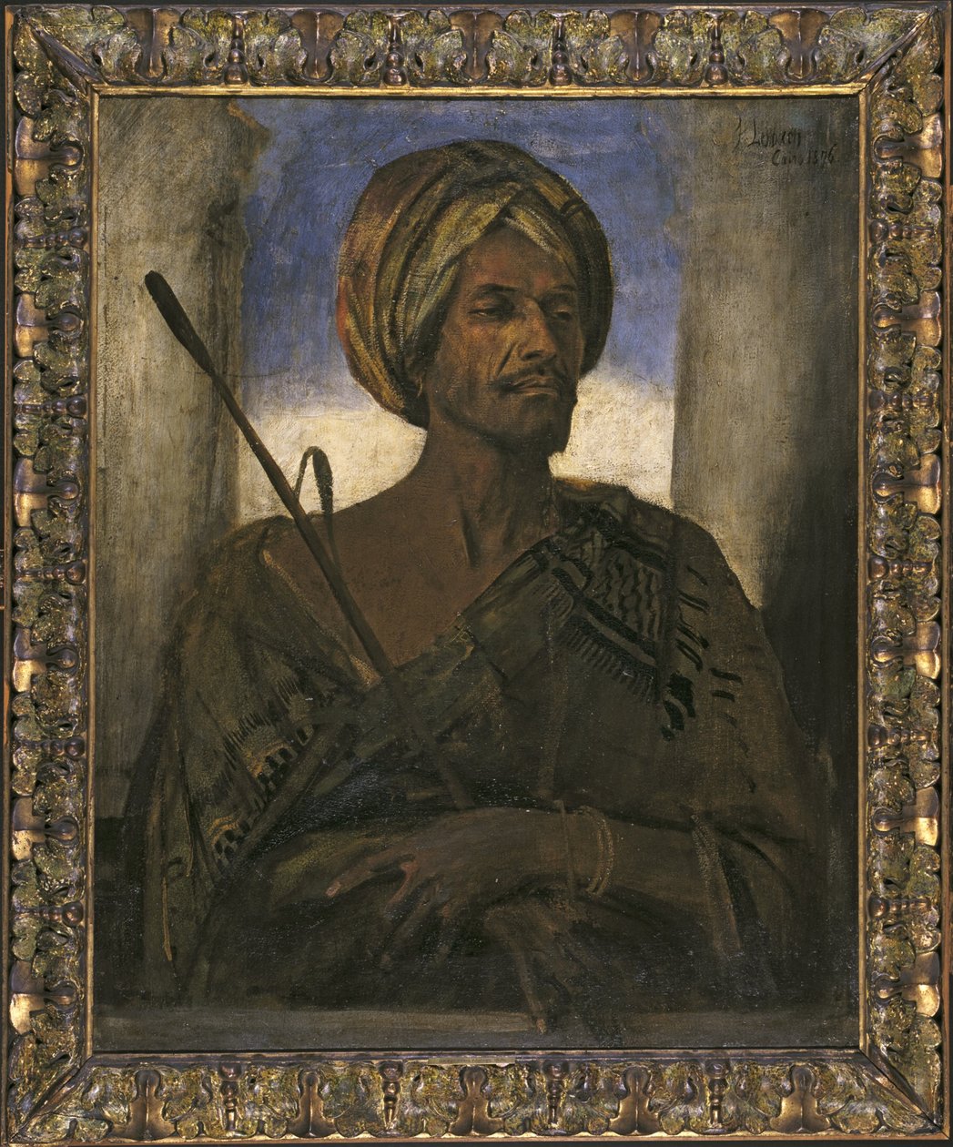 Portret van een Arabier door Franz von Lenbach