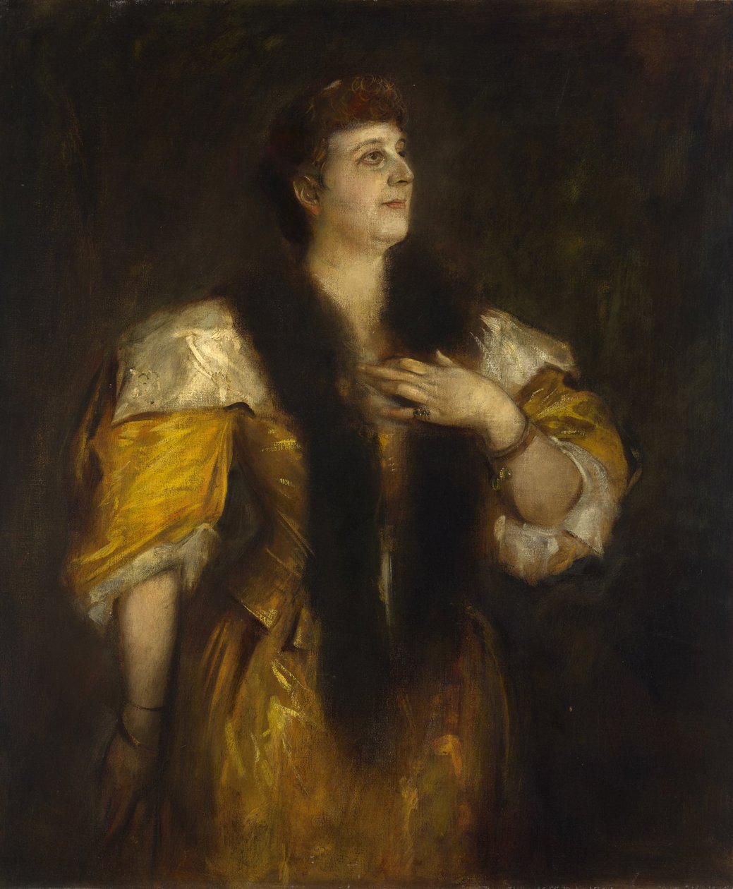 Maria Ilona (Helene) Gravin Erdödy door Franz von Lenbach