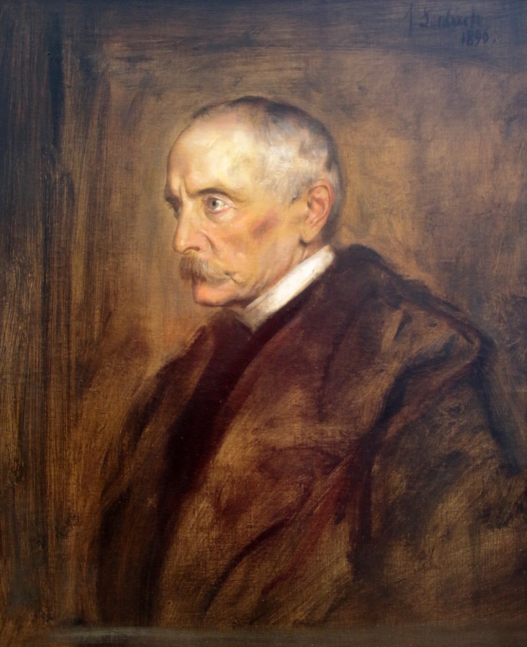 Ritueel van Clovis van Hohenlohe door Franz von Lenbach
