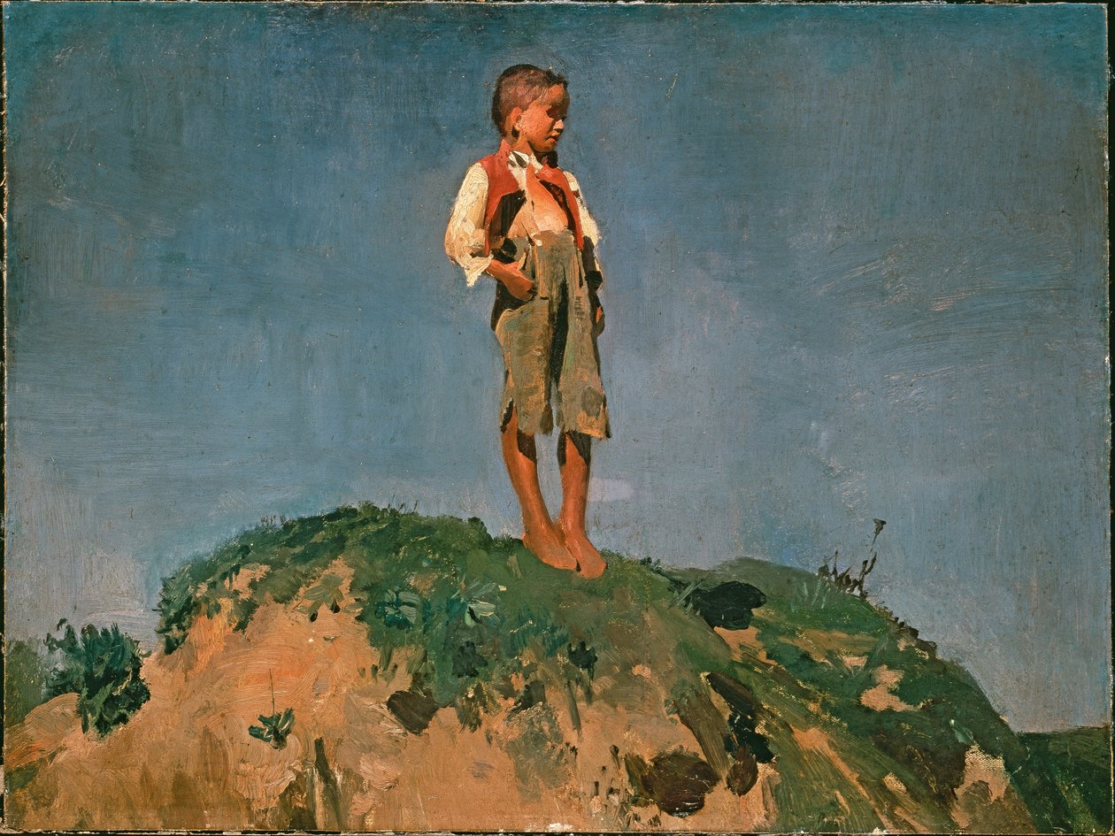 Herderjongen door Franz von Lenbach