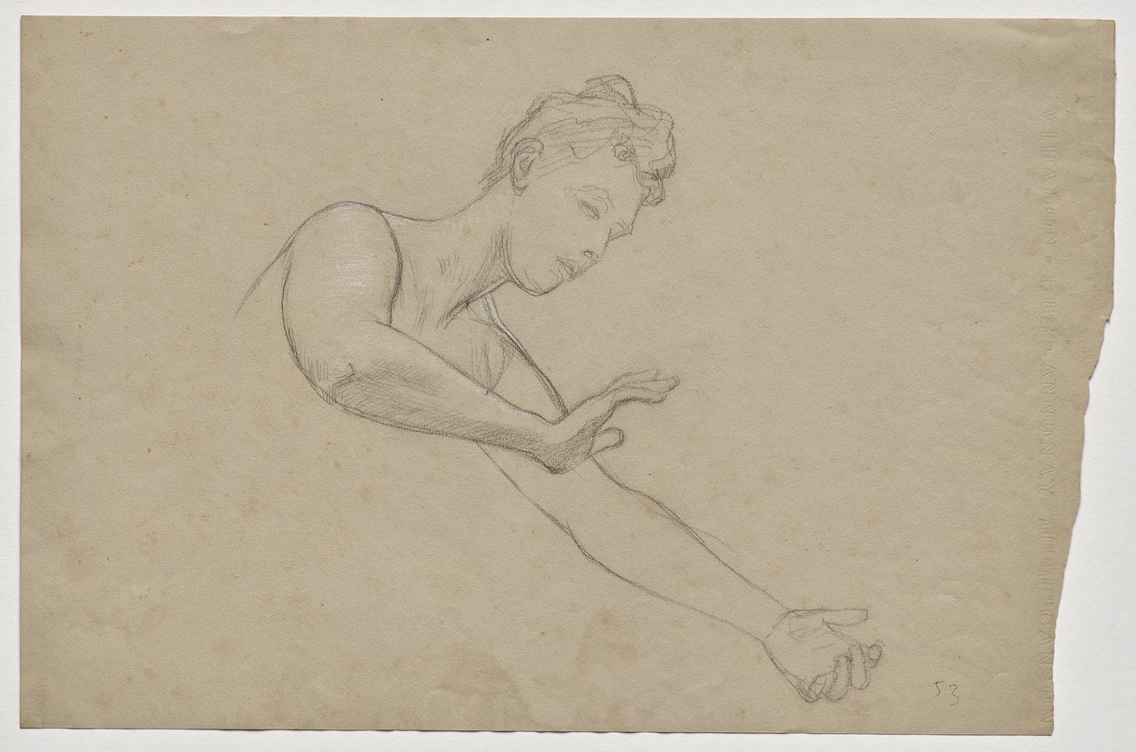 Figurenstudie voor het faculteitsbeeld 