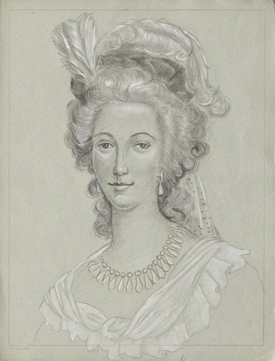 Koningin Marie Antoinette door Franz von Matsch