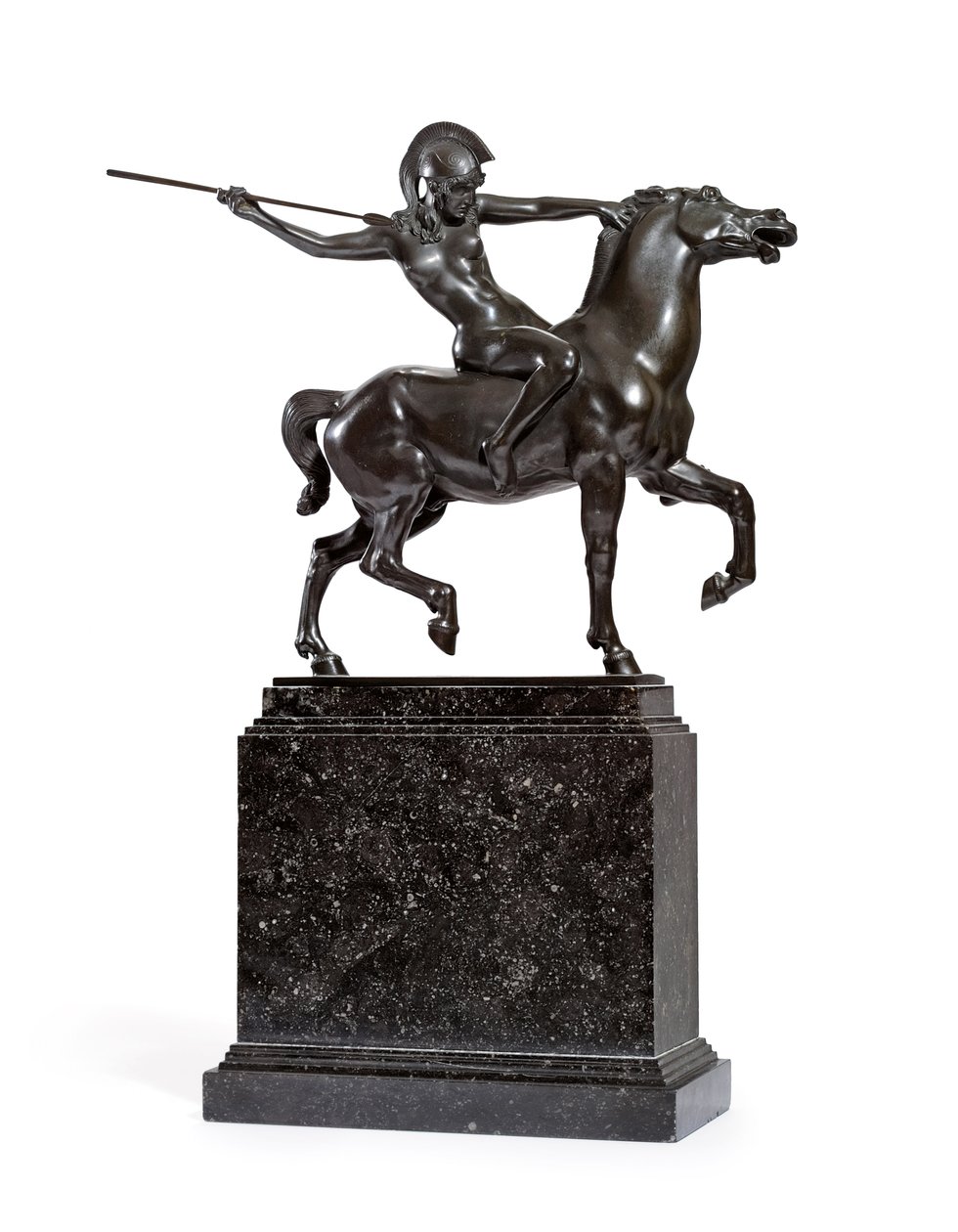 Amazone te paard door Franz von Stuck