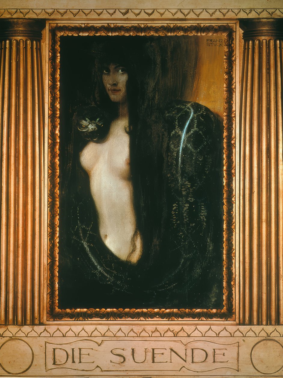 De Zonde door Franz von Stuck