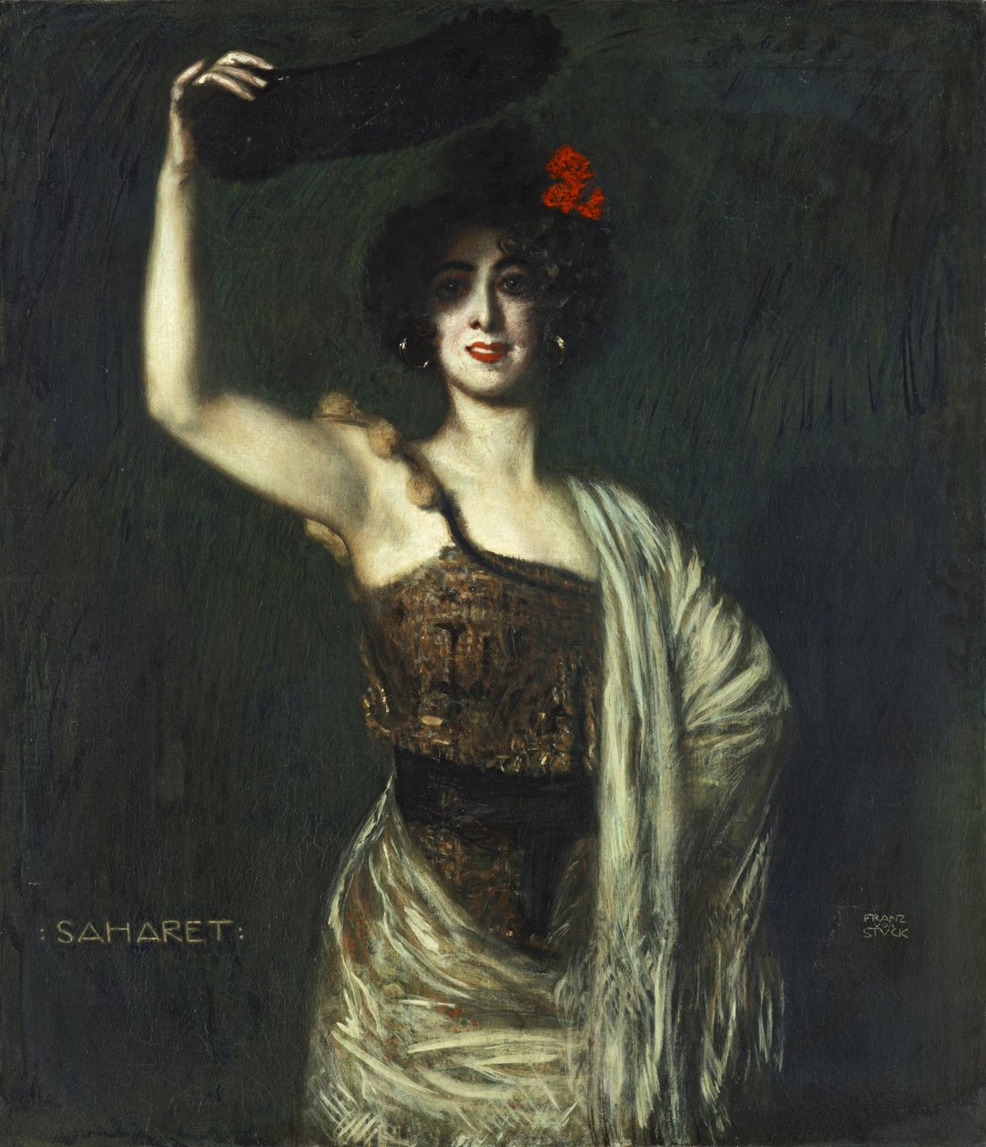 De danseres Saharet door Franz von Stuck