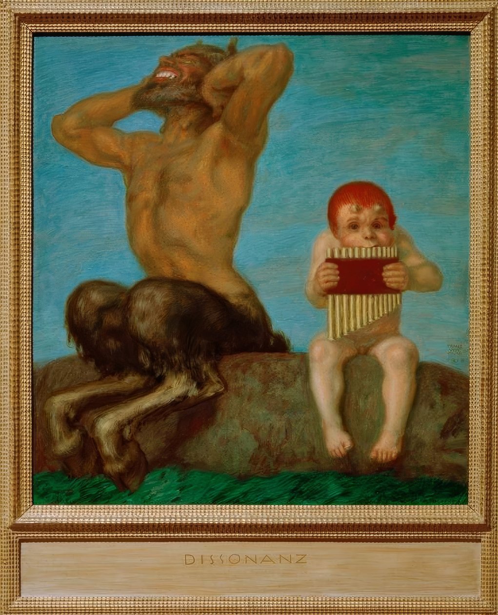 Dissonantie door Franz von Stuck