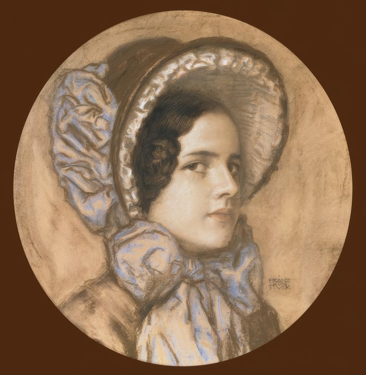 Portret Mary door Franz von Stuck