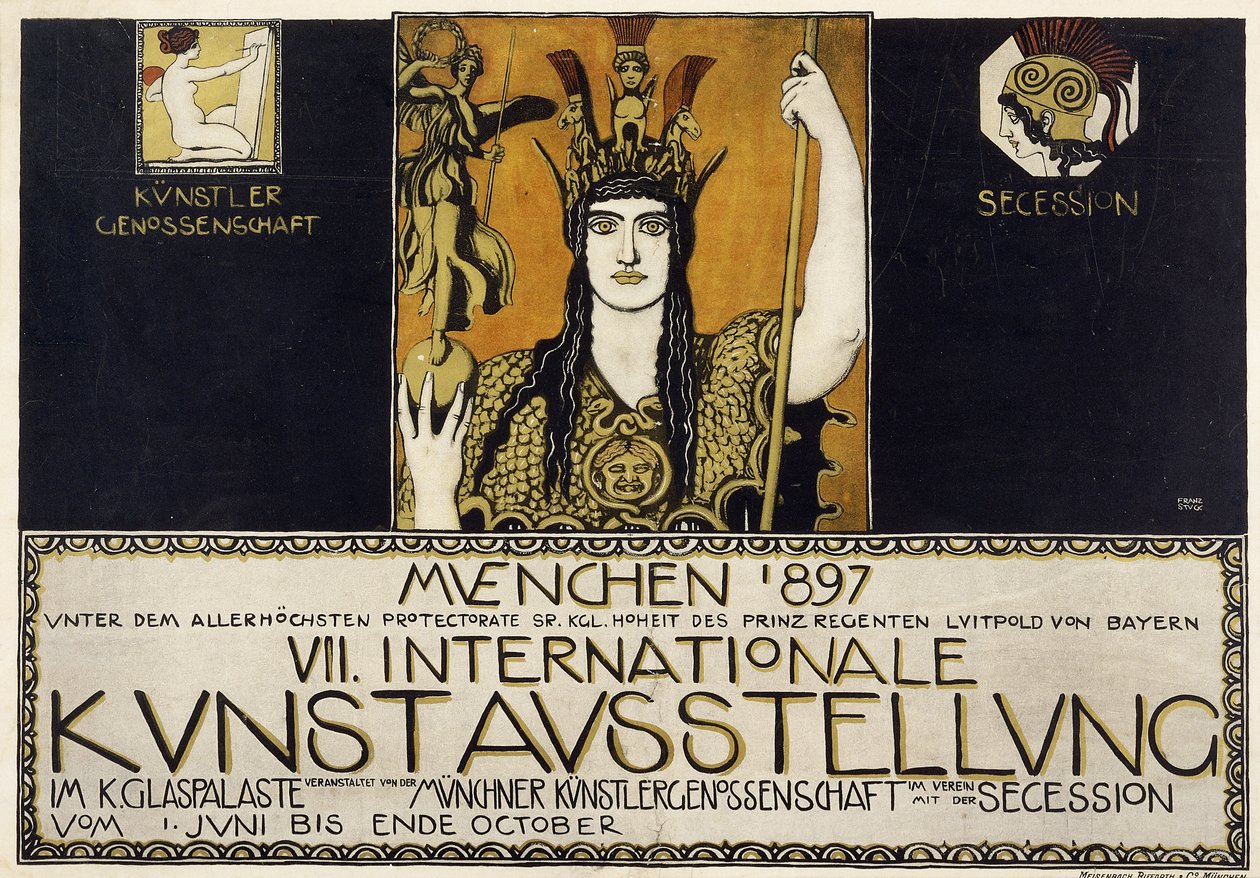 München 1897, VII Internationale Kunstausstellung, 1897 door Franz von Stuck