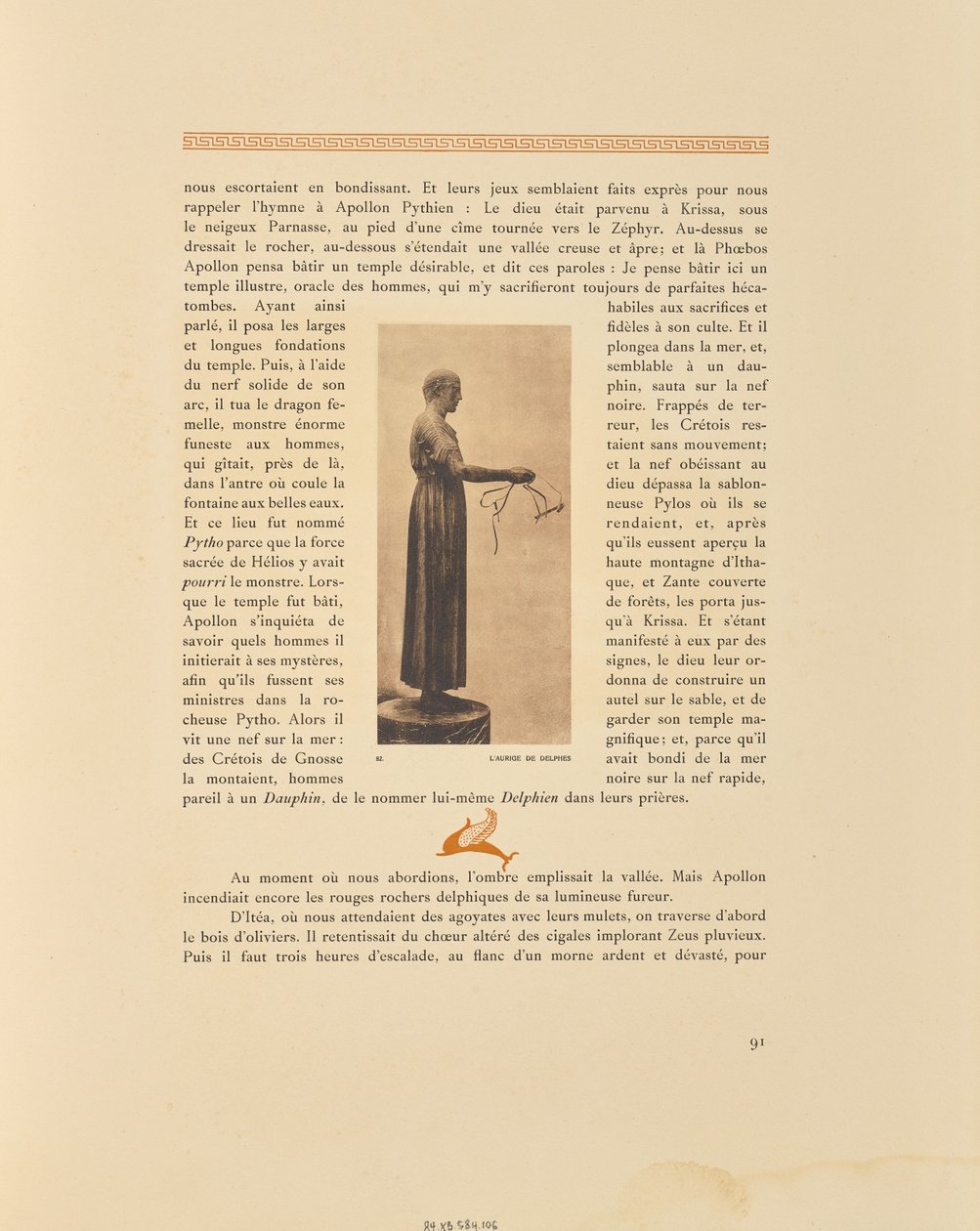 De Aurige van Delphi door Frédéric Boissonnas