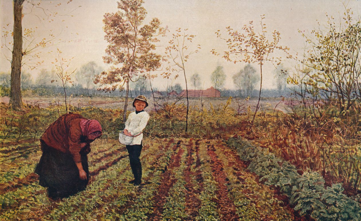Het Violette Veld, 1867, ca. 1915 door Fred Walker