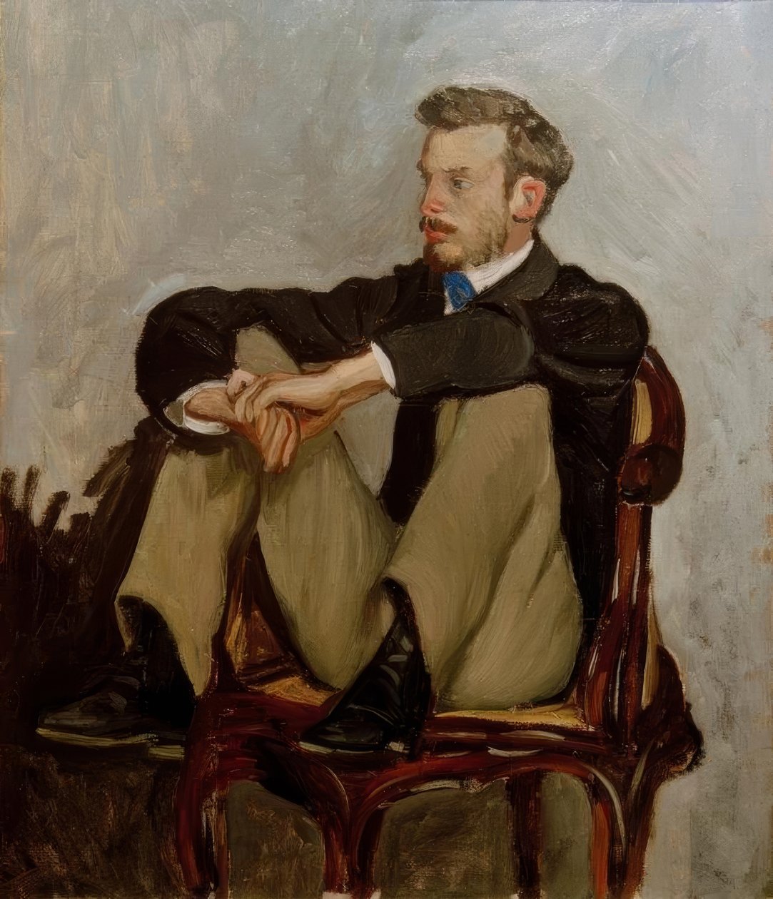 Pierre Auguste Renoir door Jean Frederic Bazille