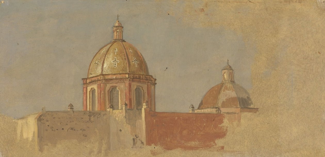 Colombia of Ecuador, kerkdaken door Frederic Edwin Church