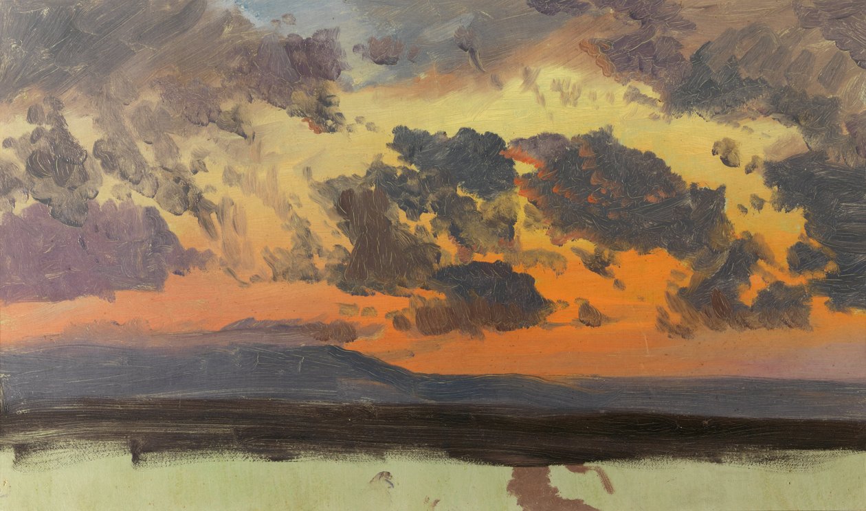 Lucht bij Zonsondergang, Jamaica, West-Indië door Frederic Edwin Church