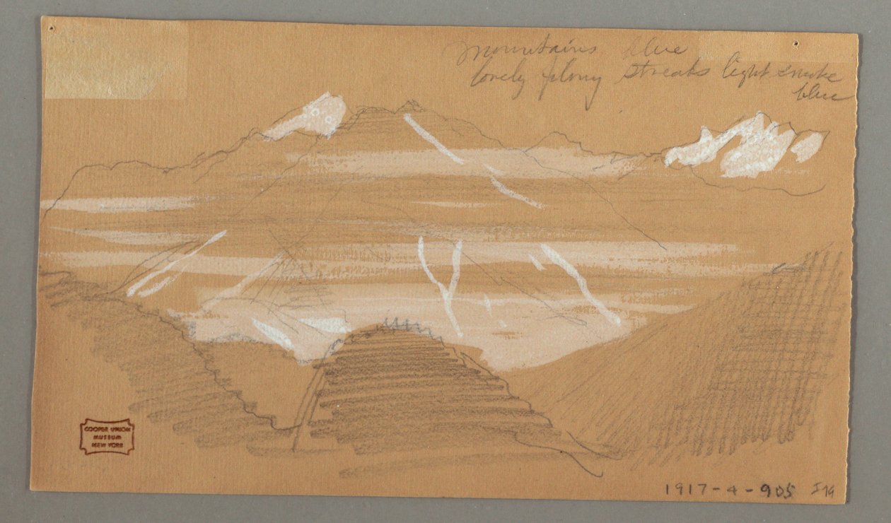 Twee Huizen, Rots door Frederic Edwin Church