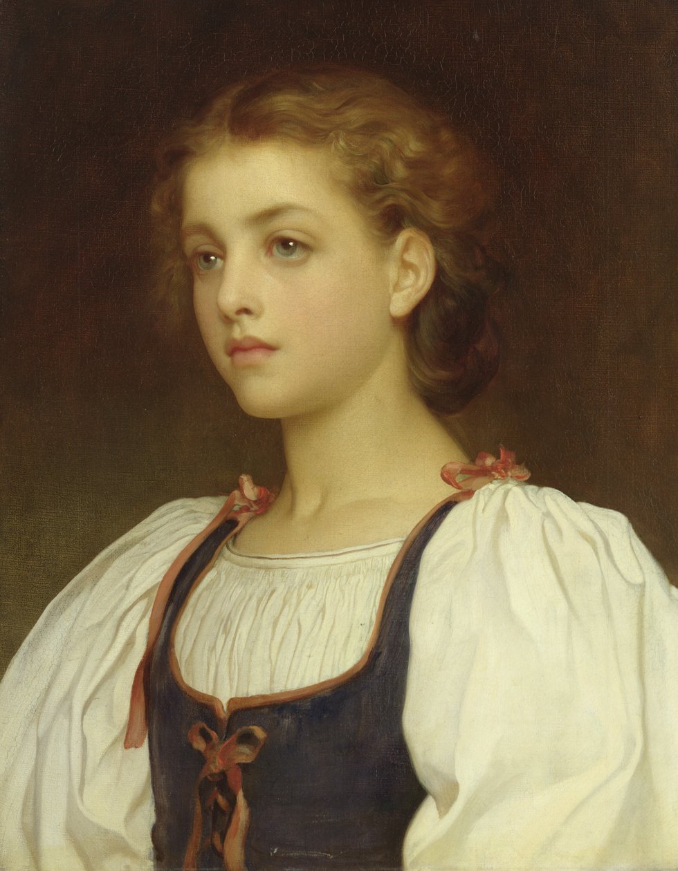 Biondina door Frederic Leighton