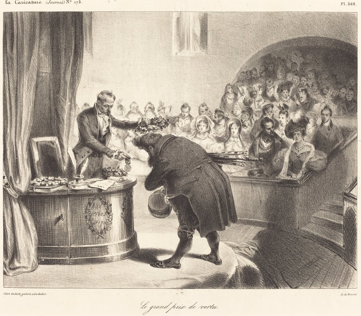 De Grote Prijs van Deugd door Frederic Bouchot
