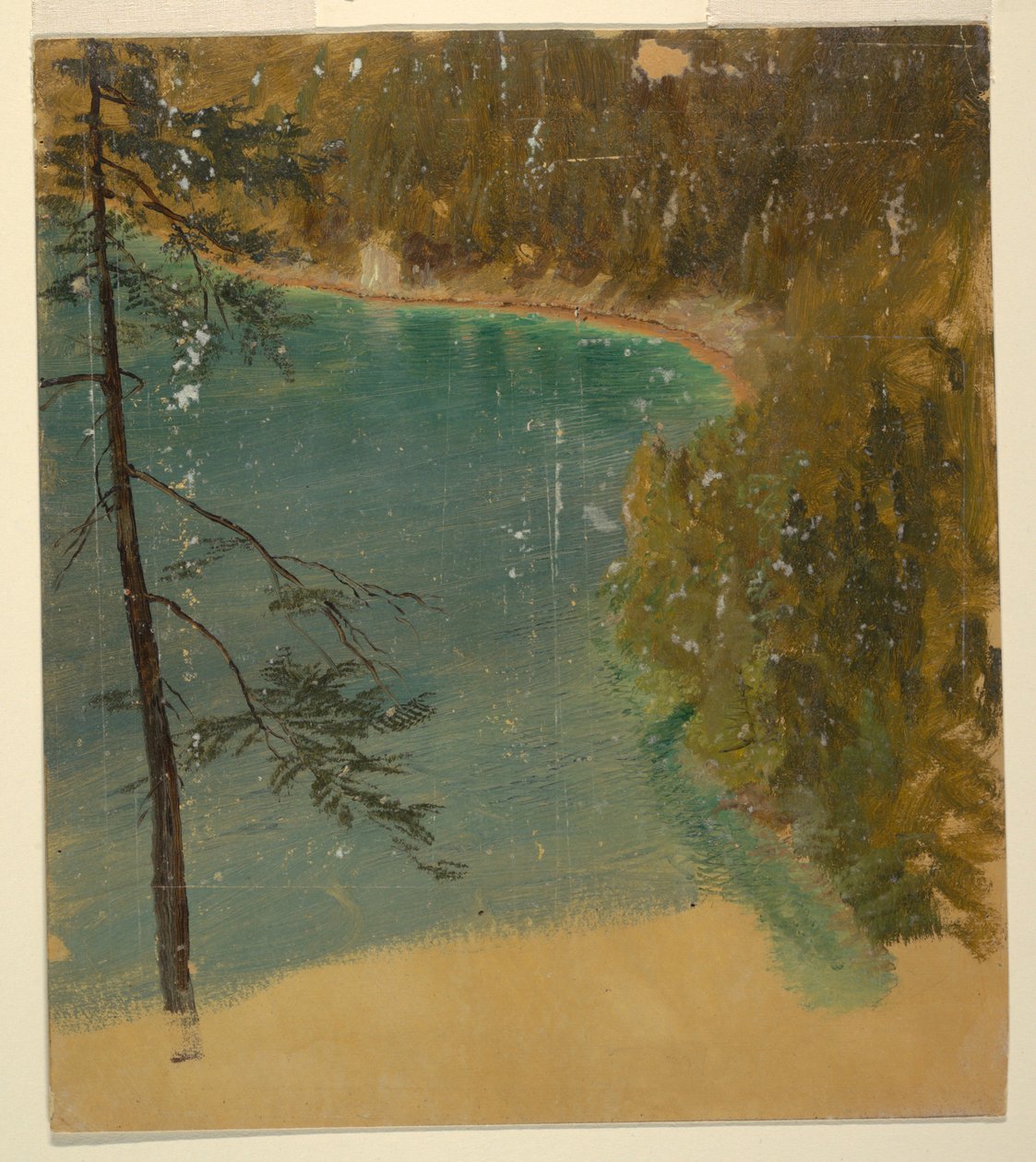 Alpenmeer (Beieren of Zwitserland) door Frederic Edwin Church