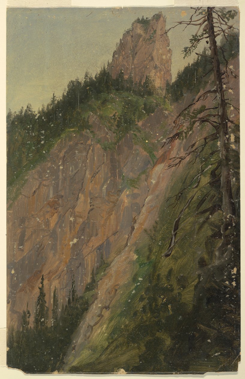 Alpenlandschap, Beieren of Zwitserland door Frederic Edwin Church